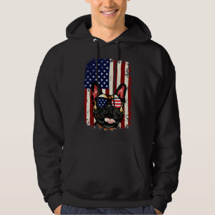 Flag French Bulldog Hoodie