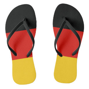 Flag Germany tricolor Flip Flops