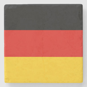 Flag Germany tricolor Stone Coaster