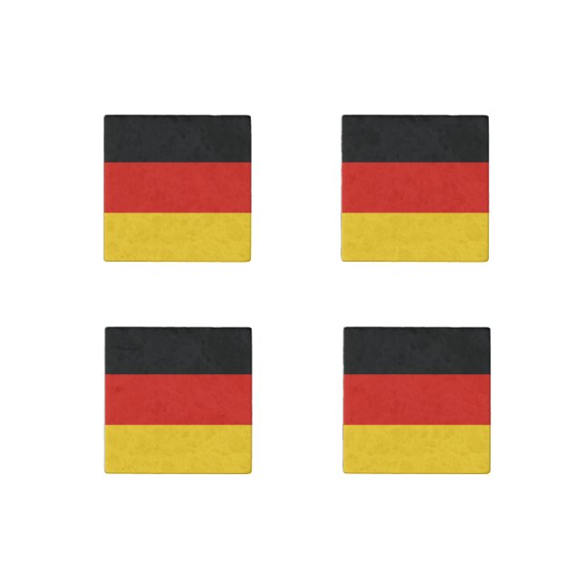 Flag Germany tricolor Stone Magnet (Front)