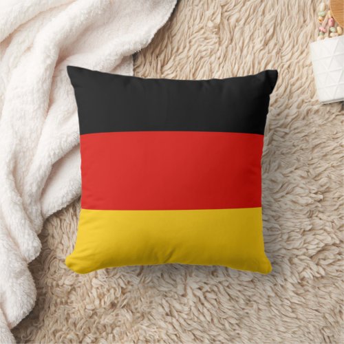Flag Germany tricolor Throw Pillow
