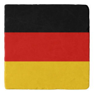 Flag Germany tricolor Trivet