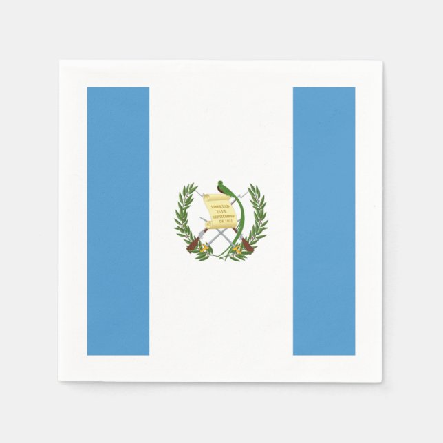 Flag: Guatemala Paper Napkins (Front)