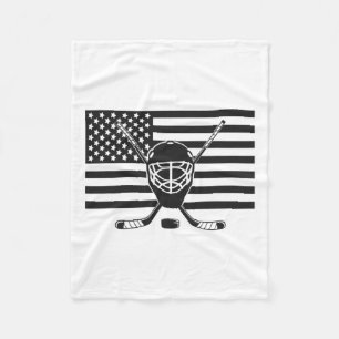 Flag Hockey Apparel - Hockey T-19  Fleece Blanket