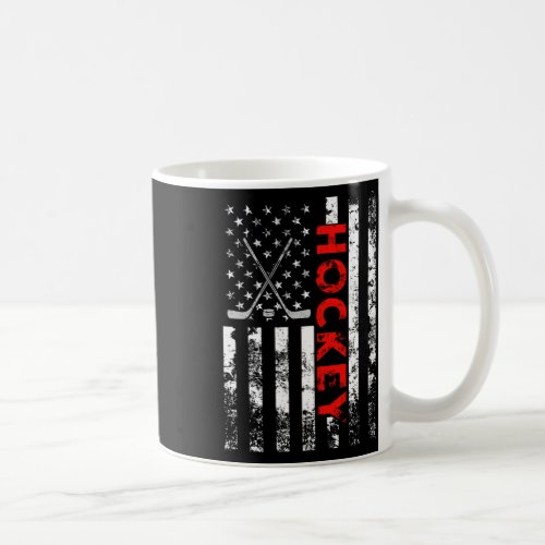 Flag Hockey Usa Patriotic  Coffee Mug