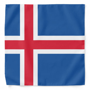 Flag Iceland Bandana
