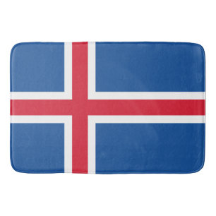 Flag Iceland Bath Mat