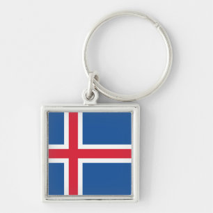 Flag Iceland Keychain