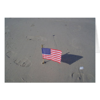 Flag in the Sand