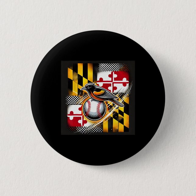 Flag-inspired Design With Oriole And Sell  Button (Front)
