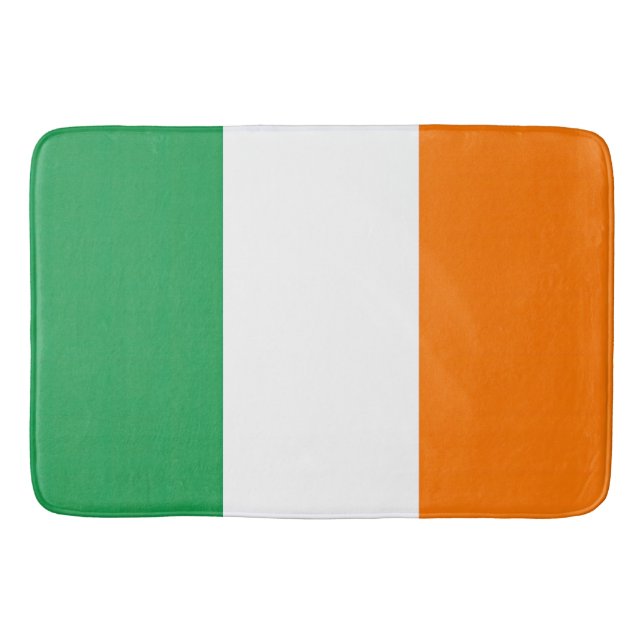 Flag Ireland Tricolor Bath Mat (Front)
