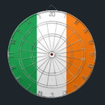 Flag Ireland Tricolor Dart Board<br><div class="desc">Tricolor flag of the Republic of Ireland Ireland Ireland is nicknamed the "emerald island" for its thousand and one tones of green found in its landscapes.</div>