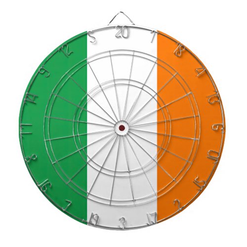 Flag Ireland Tricolor Dart Board