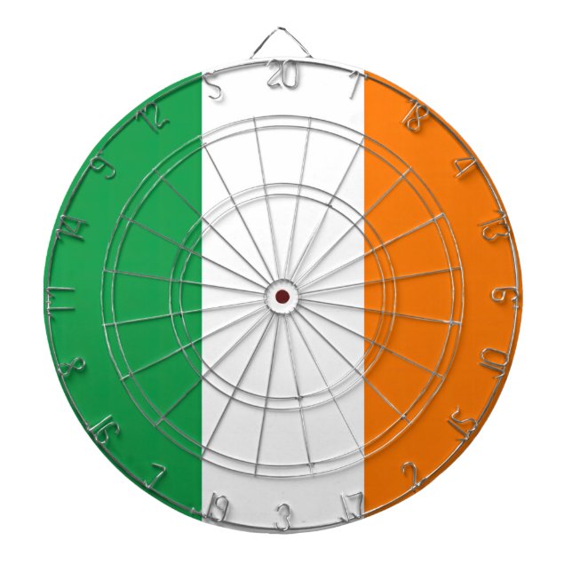 Flag Ireland Tricolor Dart Board (Front)