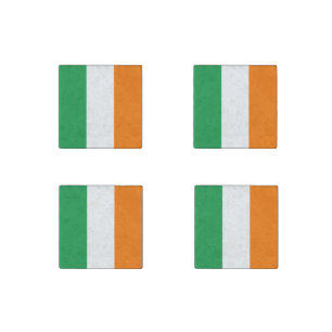 Flag Ireland Tricolor Stone Magnet