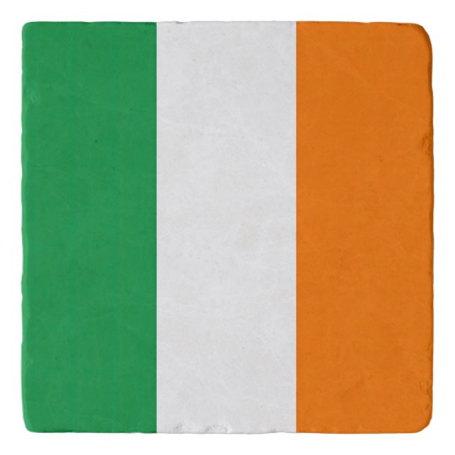 Flag Ireland Tricolor Trivet (Front)