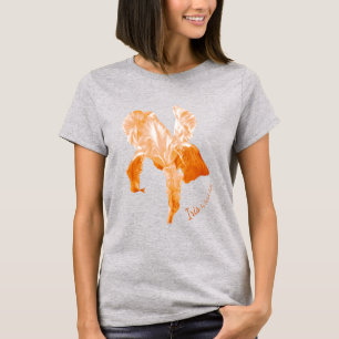 Flag Iris fine art autumn hues t-shirt
