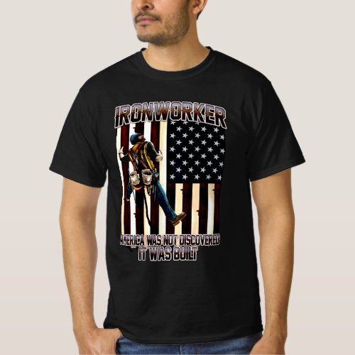 Flag Ironworker T_Shirt