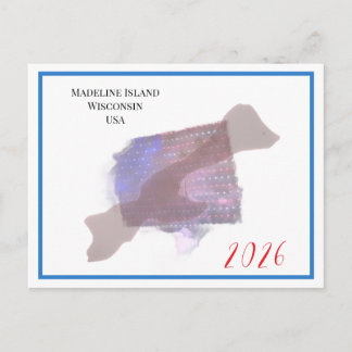 Flag Island - 2026 Postcard
