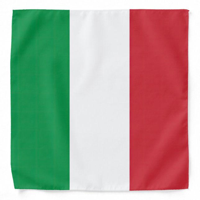 Flag Italy Tricolor Bandana (Front)