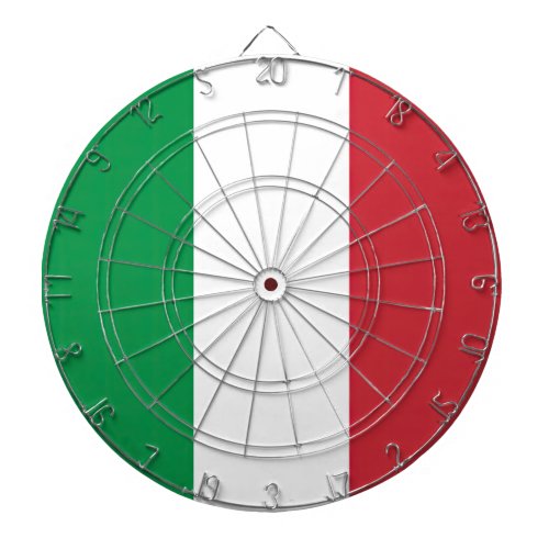 Flag Italy Tricolor Dart Board