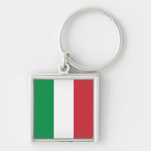Flag Italy Tricolor Keychain