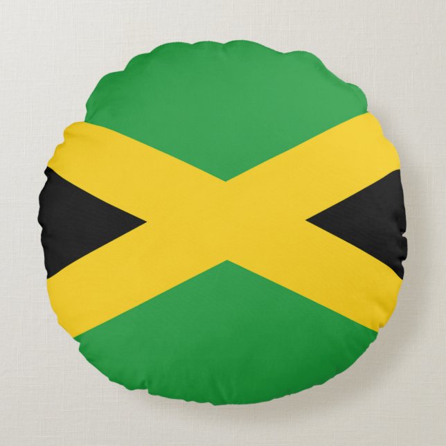Flag Jamaica Round Pillow (Front)