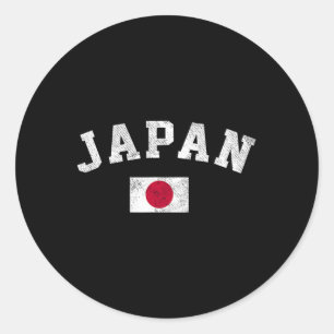 Flag Japan Pride Roots Independence Day  Classic Round Sticker