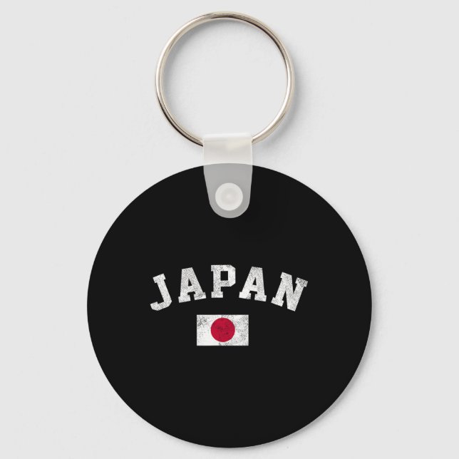 Flag Japan Pride Roots Independence Day  Keychain (Front)