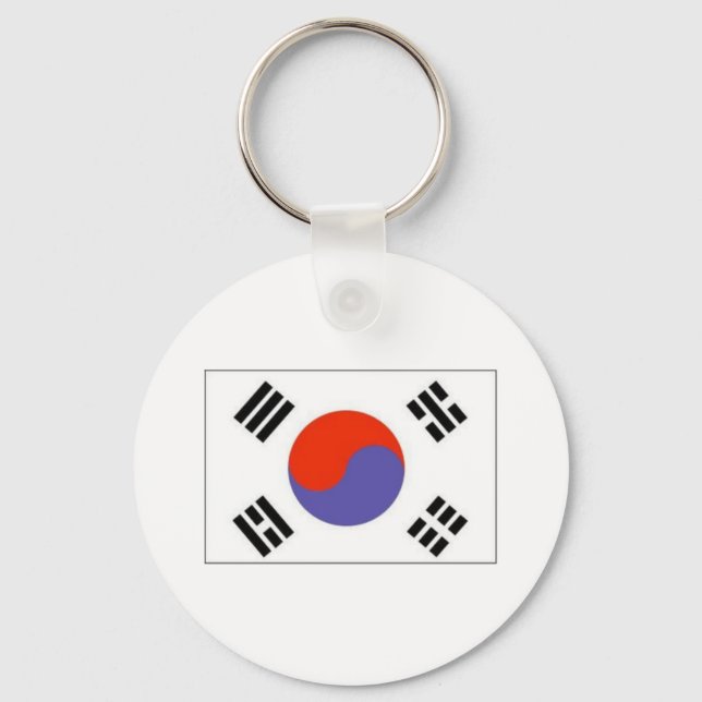 Flag Korea Keychain (Front)
