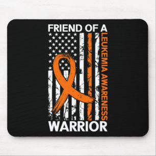 Flag Leukemia Awareness Month Us American For Frie Mouse Pad
