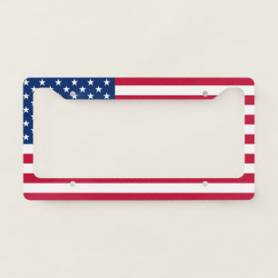 Flag License Plate Frame