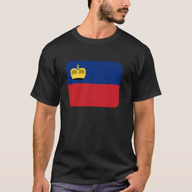 Flag Liechtenstein T-Shirt (Front)