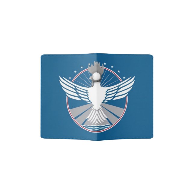 Flag Logo Passport Holder (Opened)