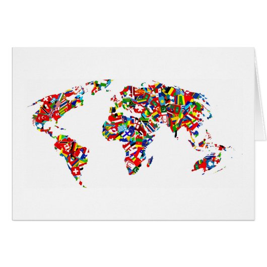 Flag Map Cards (Front Horizontal)