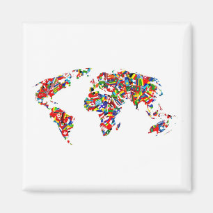 Flag Map Magnet