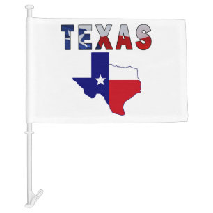 Flag Map With Texas