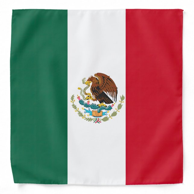 Flag Mexico Tricolor Bandana (Front)
