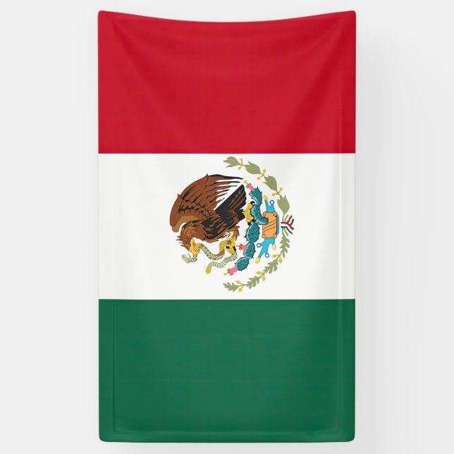 Flag Mexico Tricolor Banner