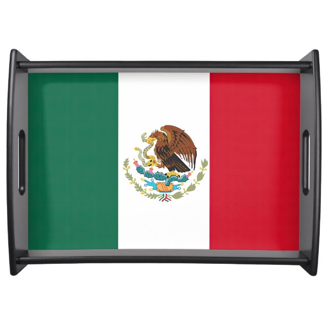 Flag Mexico Tricolor Serving Tray (Front)