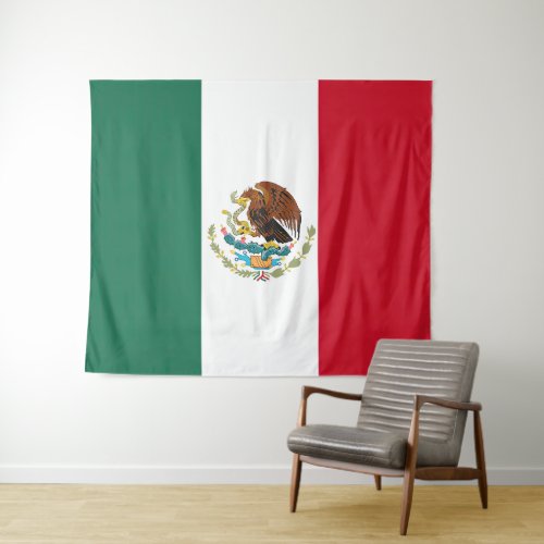 Flag Mexico Tricolor Tapestry