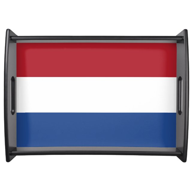 Flag Netherlands Tricolor Serving Tray (Front)