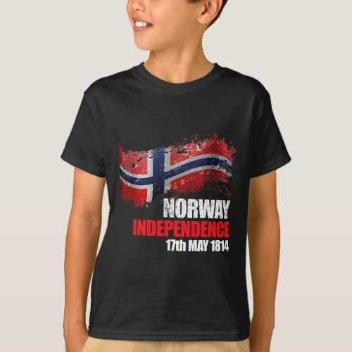 Flag Norwegian Independence Day  T_Shirt