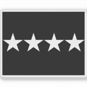 Flag of a United States Space Force general Sticker