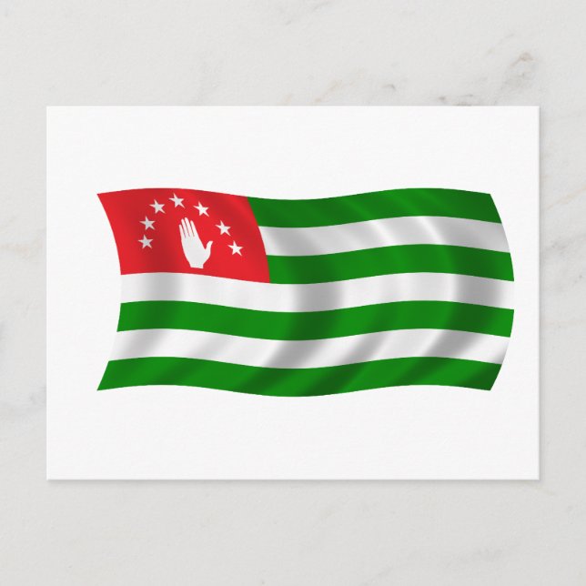 Flag of Abkhazia Postcard (Front)