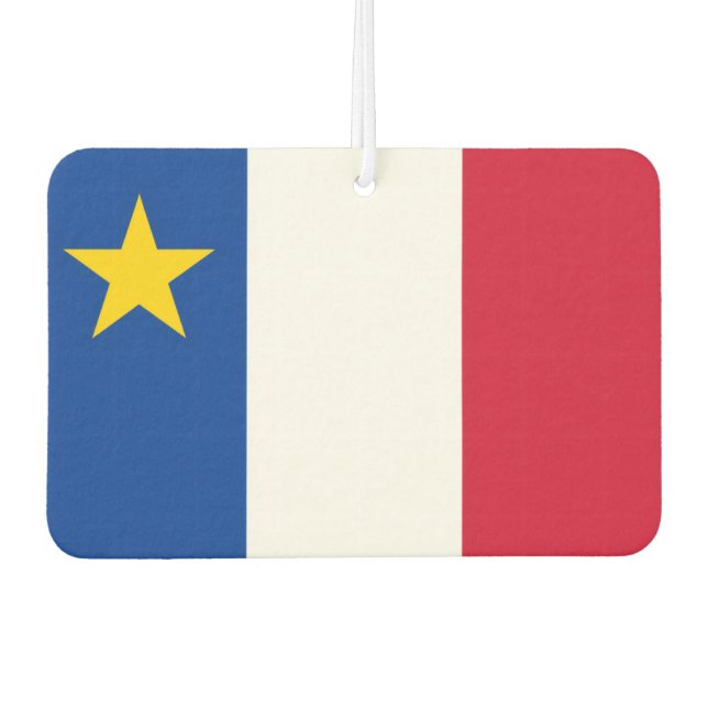 Flag of Acadia Air Freshener (Front)