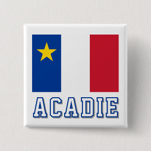 Flag of Acadia Button
