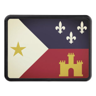 Flag of Acadia, Louisiana Hitch Cover