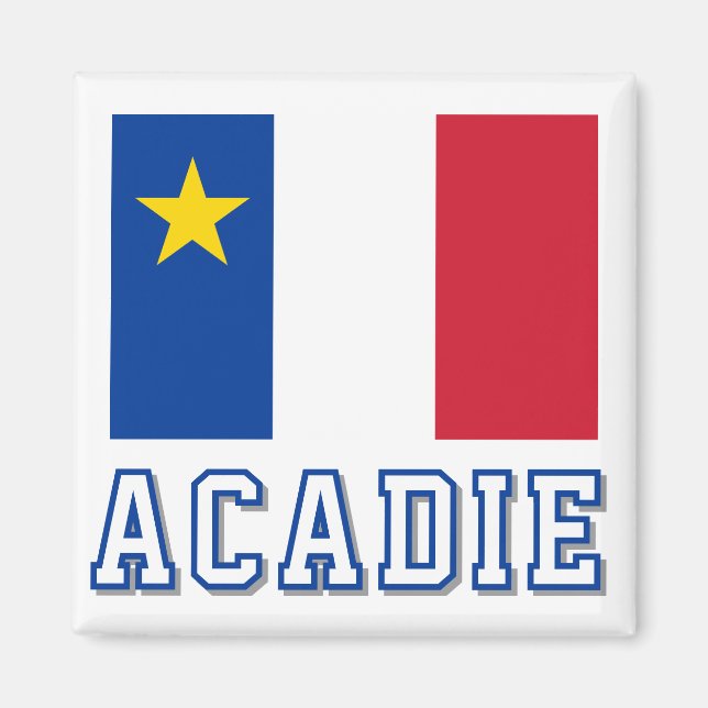 Flag of Acadia Magnet (Front)