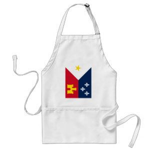 Flag of Acadiana Adult Apron